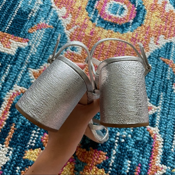 Loeffler Randal Silver Elena Sandals - Picture 4 of 6